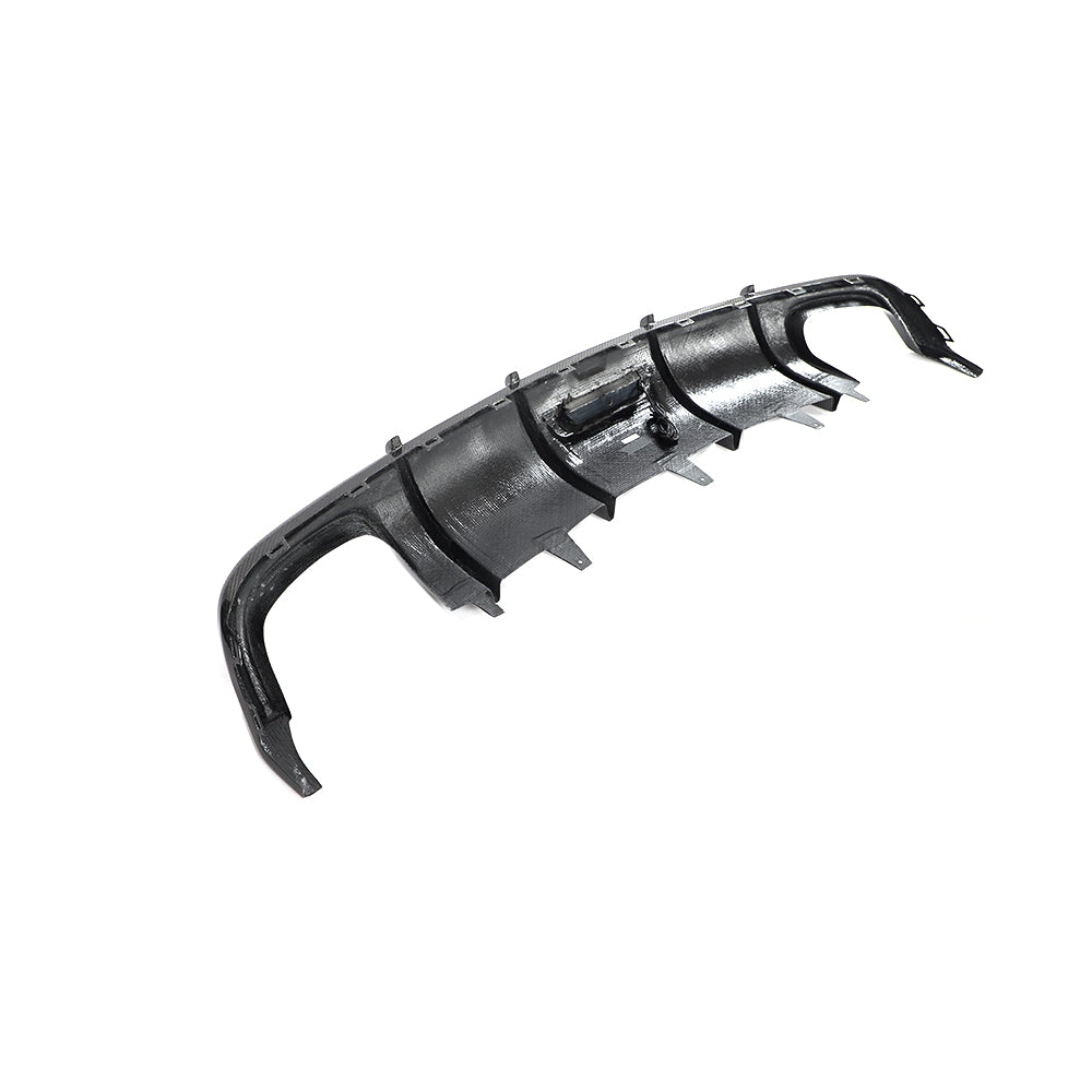 Audi A6 S6 C7.5 replacement rear diffuser back side detail