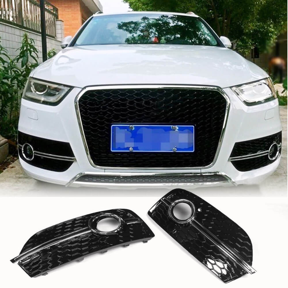 Audi Q3 2012-2015 Fog Lamp Covers ABS-Ahacarbon