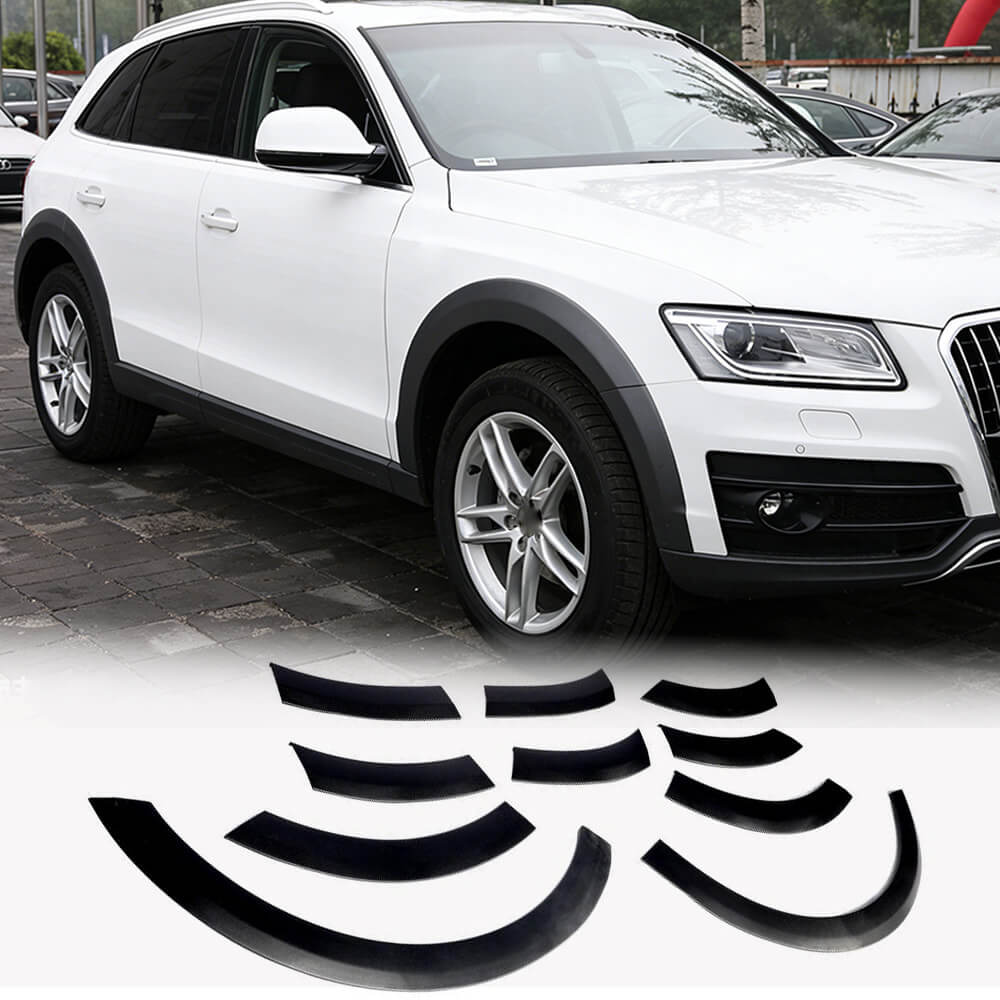 AudiQ5StandardSUV2009-2016BlackWheelArchFenderFlaresABS_ahacarbon