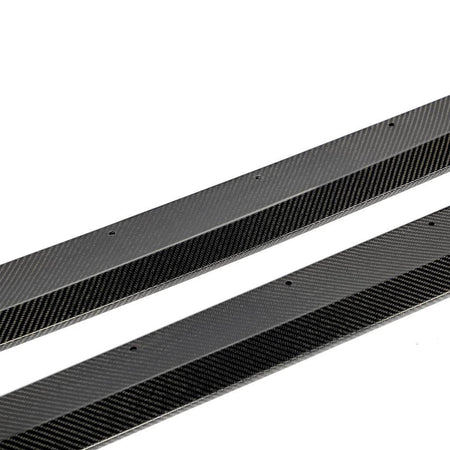 Full Carbon Fiber Side Skirts for Audi RS3 8Y 2021-2024 - www.ahacarbon.com