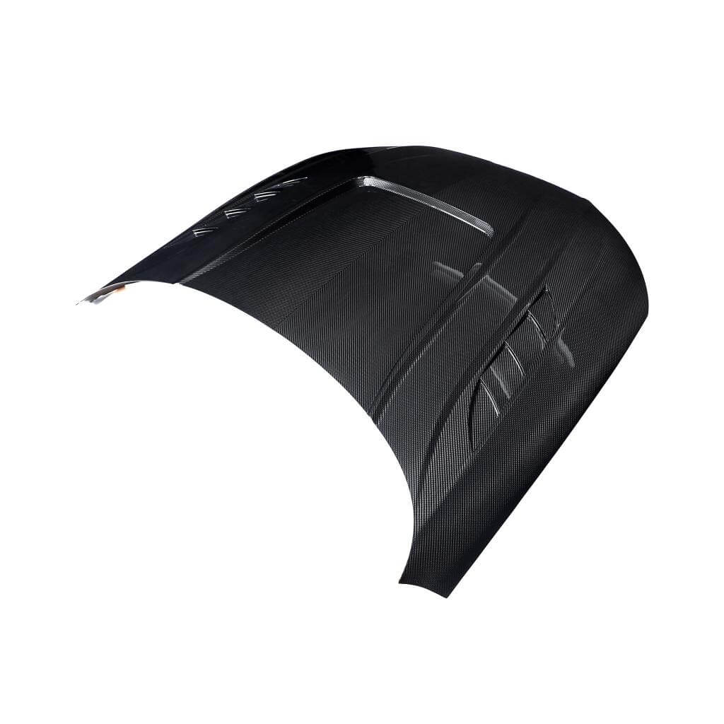 Audi RS4 2021-2024 Dry Carbon Fiber Engine Bonnet Hood Cover - www.ahacarbon.com