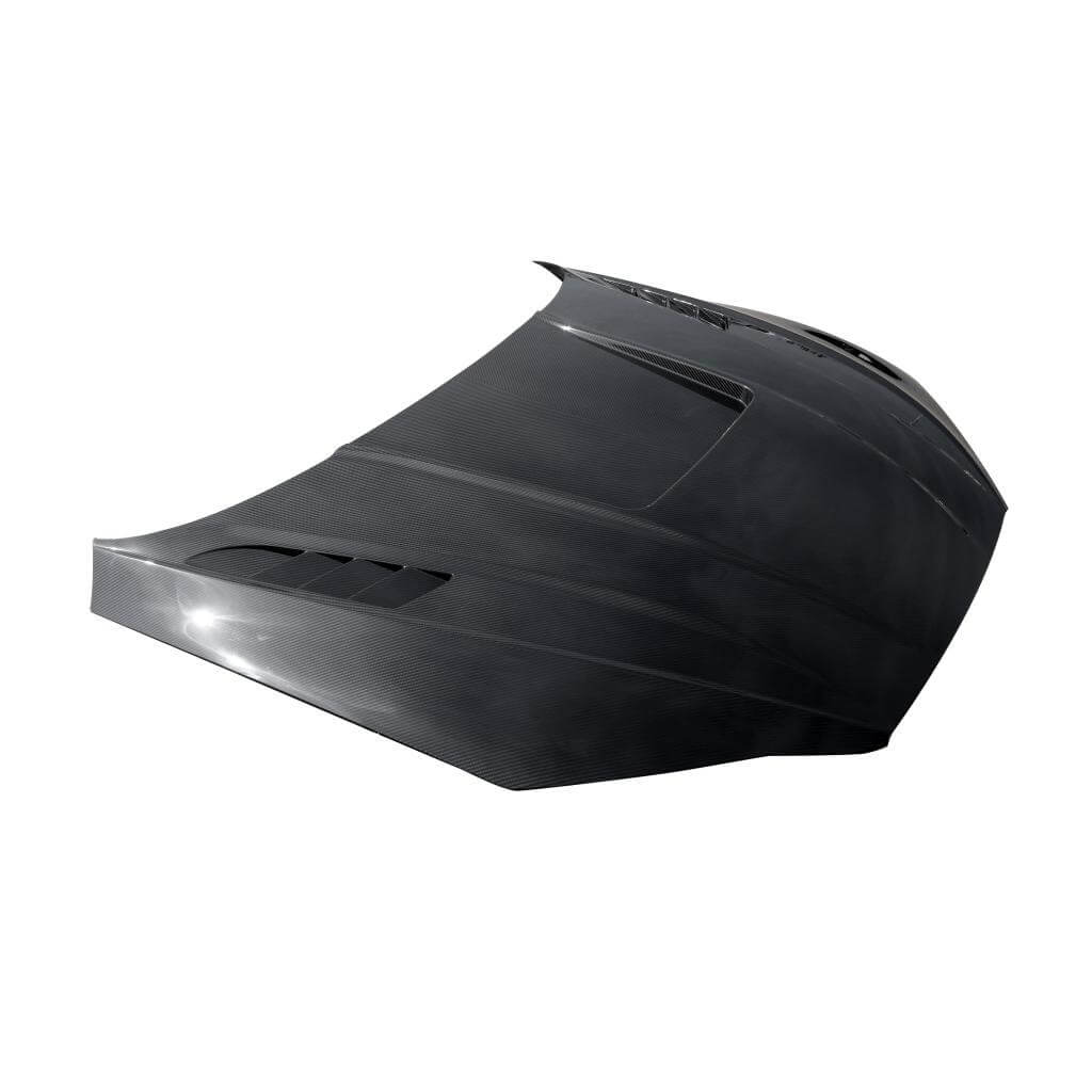 Audi RS5 2020-2024 Dry Carbon Fiber Engine Bonnet Hood Cover - www.ahacarbon.com