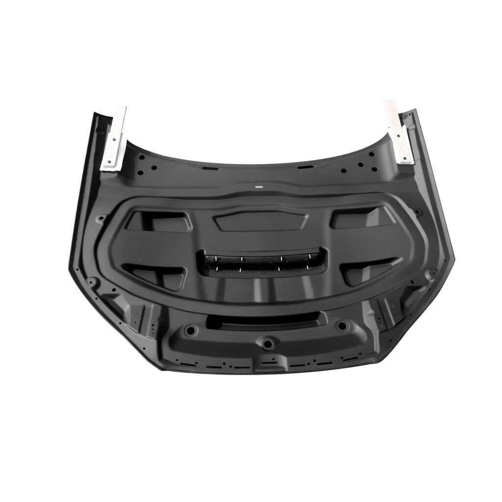 Audi RS5 2020-2024 Dry Carbon Fiber Engine Bonnet Hood Cover - www.ahacarbon.com