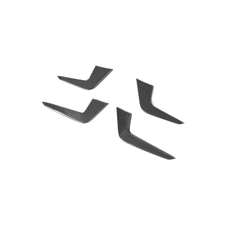 Audi RS5 Coupe 2 Door 2021-2025 Front Bumper Splitters Dry Carbon Fiber - www.ahacarbon.com