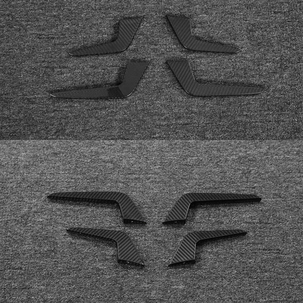 Audi RS5 Coupe 2 Door 2021-2025 Front Bumper Splitters Dry Carbon Fiber - www.ahacarbon.com