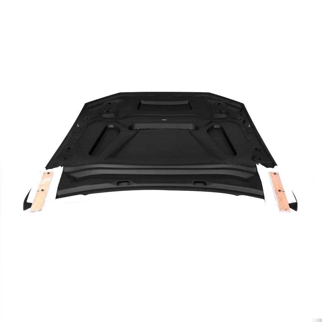 Audi RS6 2019-2024 Dry Carbon Fiber Engine Bonnet Hood Cover - www.ahacarbon.com