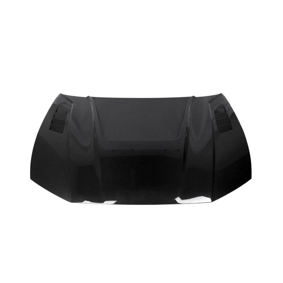 Audi RS6 2019-2024 Dry Carbon Fiber Engine Bonnet Hood Cover - www.ahacarbon.com