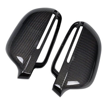 Audi A3 S3 A4 B8 S4 RS4 A5 S5 8T Q3 Mirror Covers Replacment Style Carbon Fiber-Ahacarbon