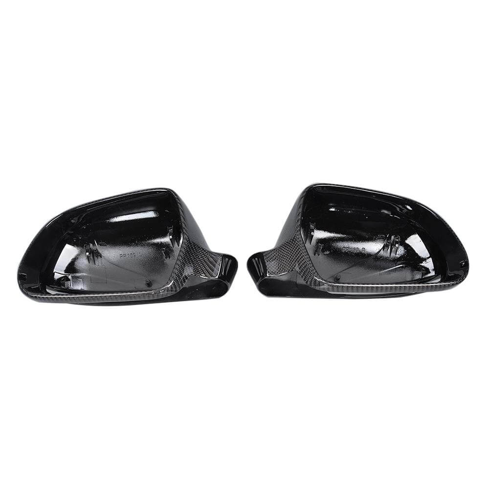 Audi A3 S3 A4 B8 S4 RS4 A5 S5 8T Q3 Mirror Covers Replacment Style Carbon Fiber-Ahacarbon