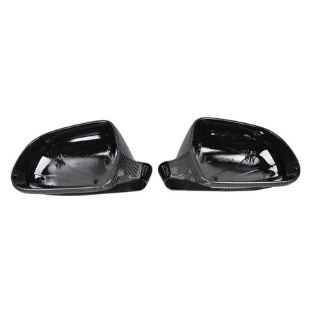 Audi A3 S3 A4 B8 S4 RS4 A5 S5 8T Q3 Mirror Covers Replacment Style Carbon Fiber-Ahacarbon