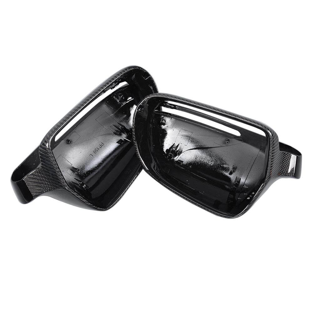 Audi A3 S3 A4 B8 S4 RS4 A5 S5 8T Q3 Mirror Covers Replacment Style Carbon Fiber-Ahacarbon