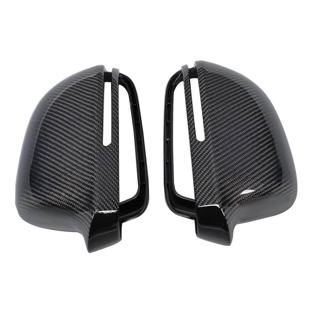 Audi A3 S3 A4 B8 S4 RS4 A5 S5 8T Q3 Mirror Covers Replacment Style Carbon Fiber-Ahacarbon
