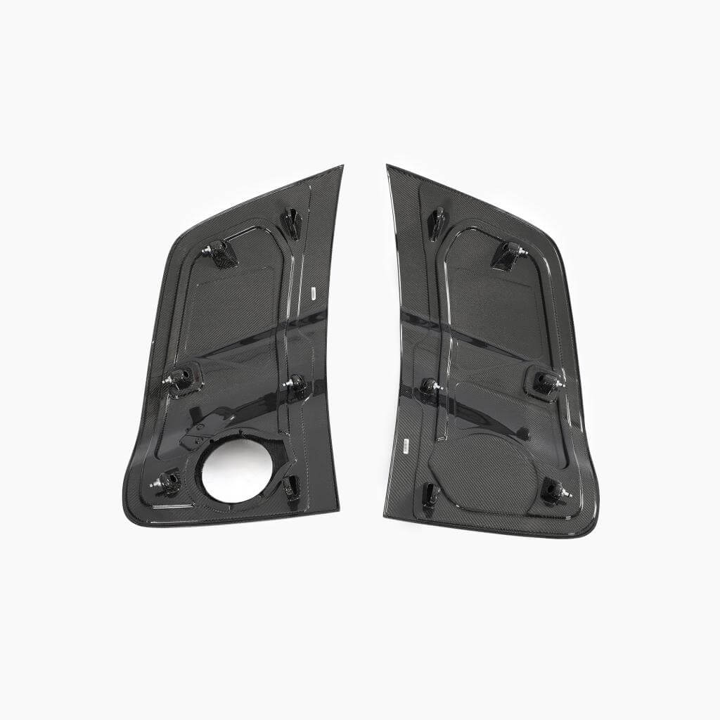 Audi R8 V8 V10 Coupe Pre-facelift 2008-2015 Door Fender Side Panel Covers Carbon Fiber-Ahacarbon