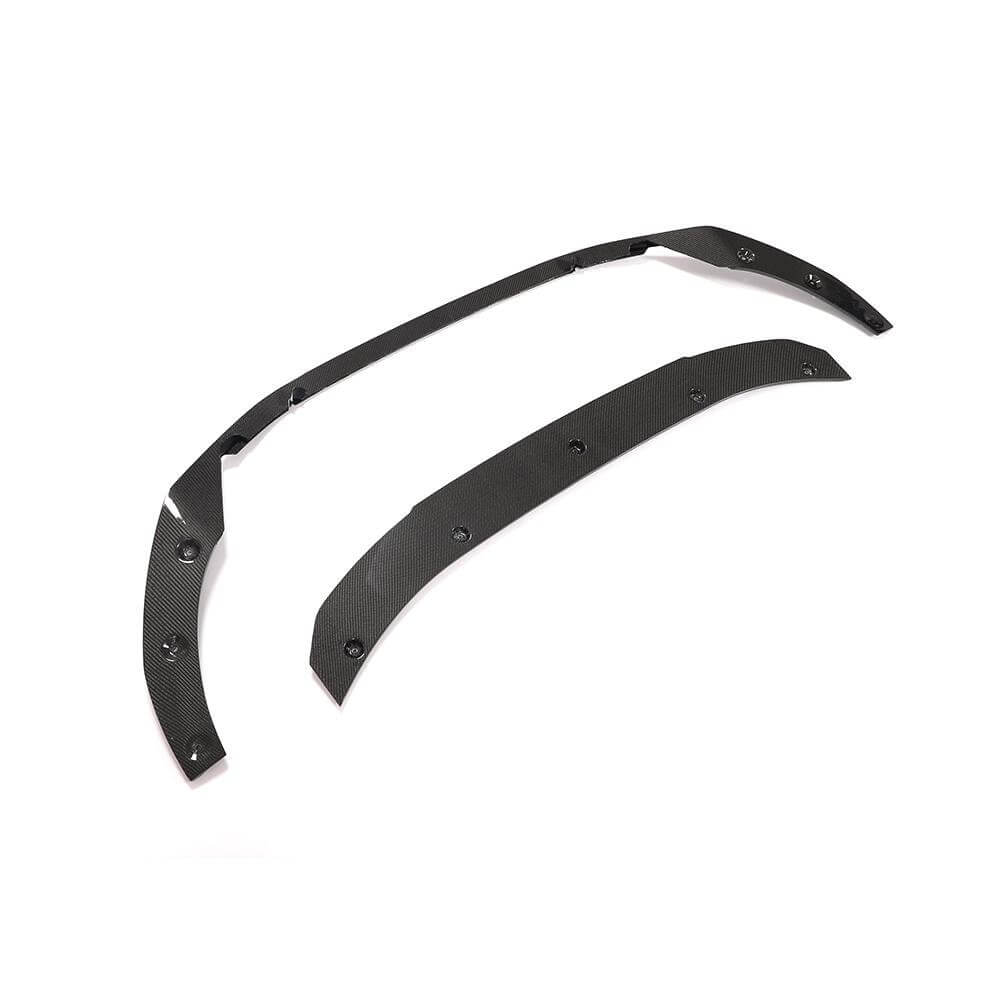 Audi S4 A4 Sline B9.5 Sedan Facelift 2020UP Front Bumper Lip Carbon Fiber-Ahacarbon