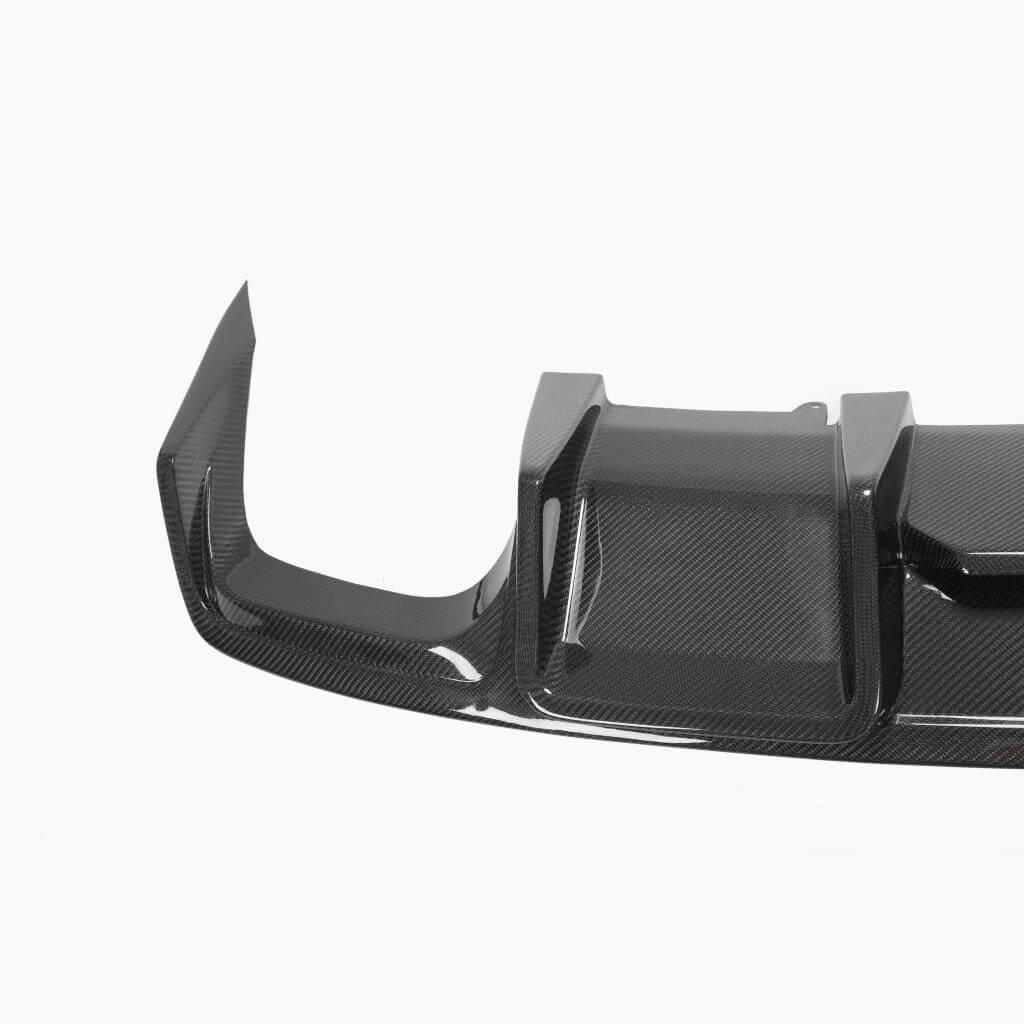 Audi S4 B8.5 Sedan Facelift 2013-2015 Rear Bumper Diffuser Carbon Fiber-Ahacarbon
