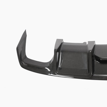 Audi S4 B8.5 Sedan Facelift 2013-2015 Rear Bumper Diffuser Carbon Fiber-Ahacarbon