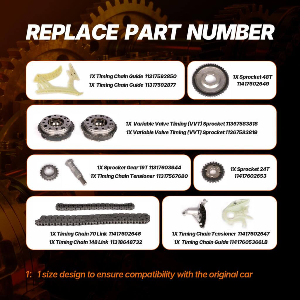 BMW320I428IX1X3X52.0N26N20AlloySteelEngineTimingChainKit_ahacarbon
