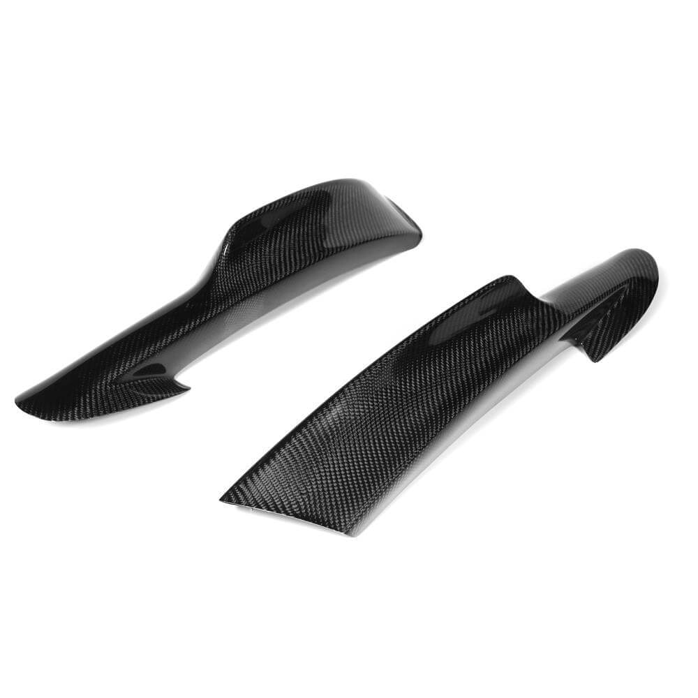 BMW 3 Series E90 M Sport 325i 330i 335i LCI 2009-2012 Carbon Fiber Front Bumper Splitters-Ahacarbon