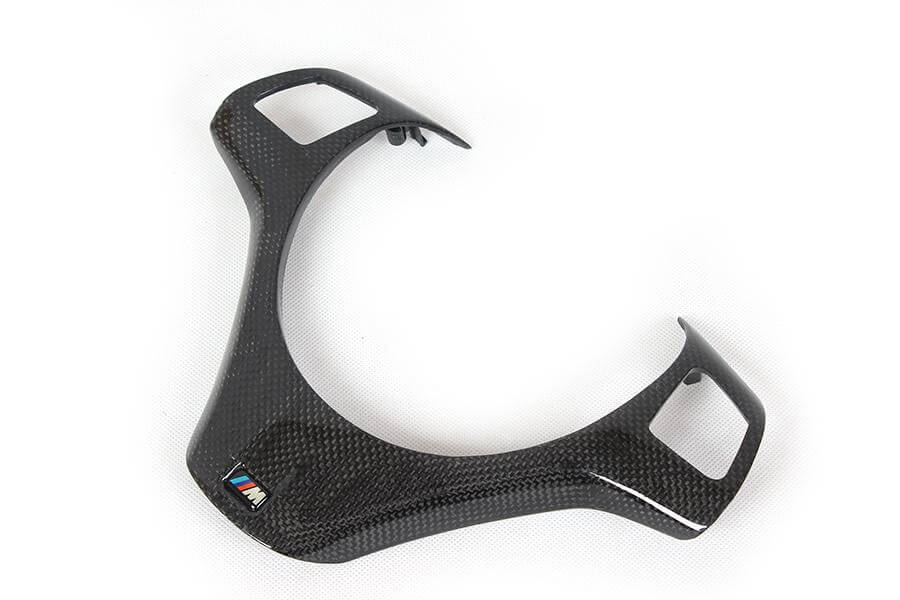 For BMW 3 Series E92 08-13 Carbon Fiber Steering Wheel Covers Interior Parts