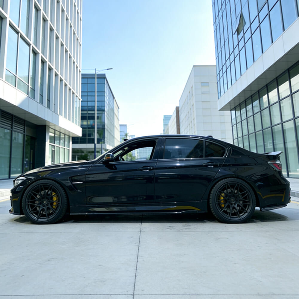 BMW3SeriesF30F35318i320i325i328i330iSedan4-Door2012-2019RearBumperSplittersCarbonFiber-ahacarbon