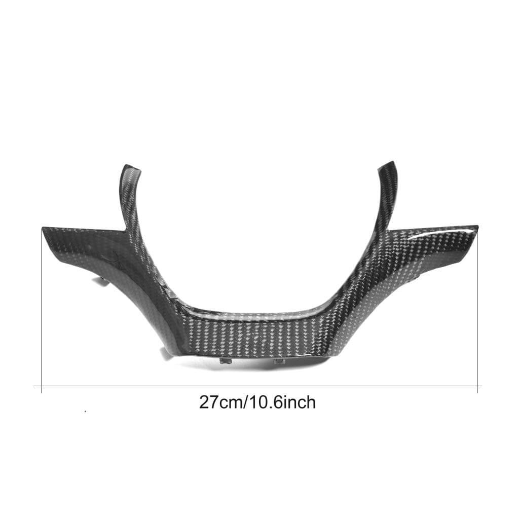 Carbon Fiber Fitment For BMW F20 F22 F21 F30 F32 F33 F36 F06 F12 F13 X5 F15 X6 F16 M Sport Car Chrome Steering Wheel Button Frame Trim