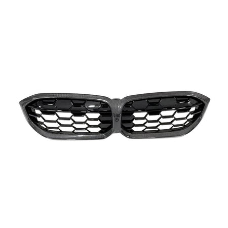 BMW 3 Series G20 G28 320i 330i Sedan 4-Door 2023-2025 Carbon Fiber+ABS Front Hood Kidney Grill-Ahacarbon
