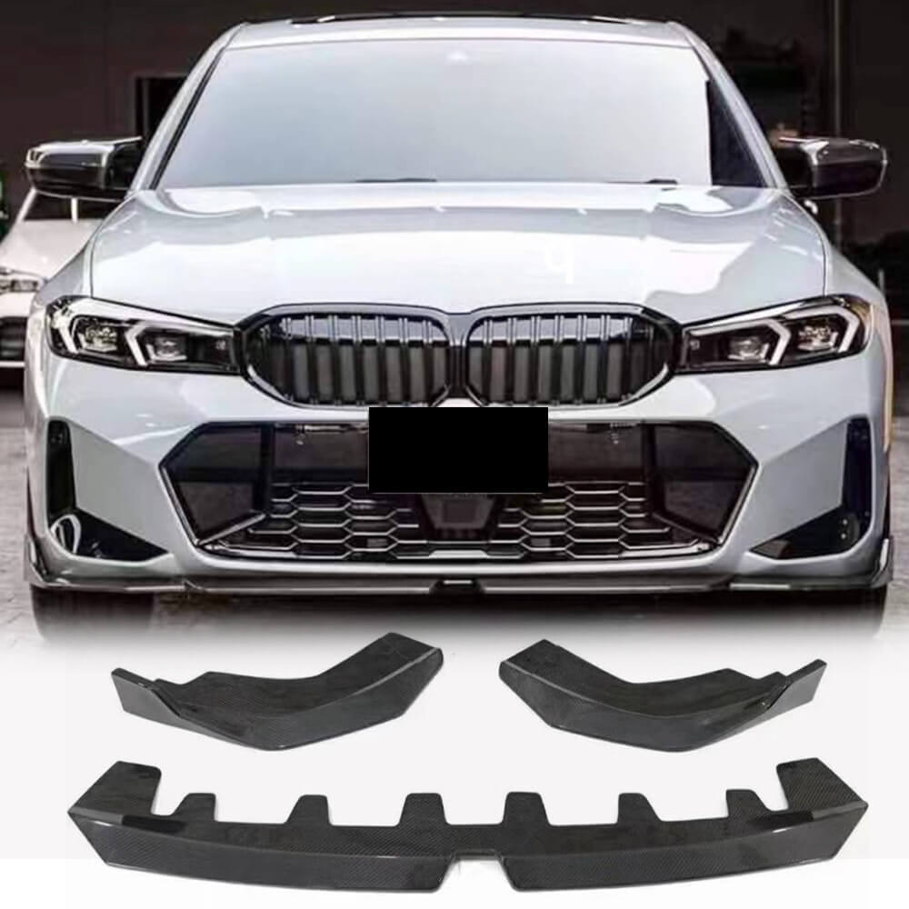 BMW3SeriesG20G28330iLCIMSPORT20232024FrontBumperLipSpoilerCarbonFiber-ahacarbon