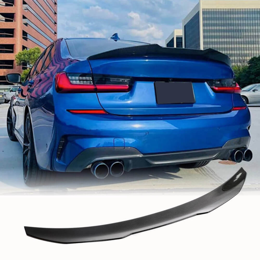 BMW G20 G28 G80 M3 PSM Style Dry Carbon Fiber Rear Trunk Spoiler & Wing ...