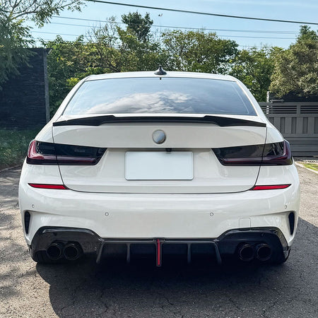BMW 3 Series G20 G80 M3 2019+ Rear Trunk Spoiler Dry Carbon Fiber - www.ahacarbon.com