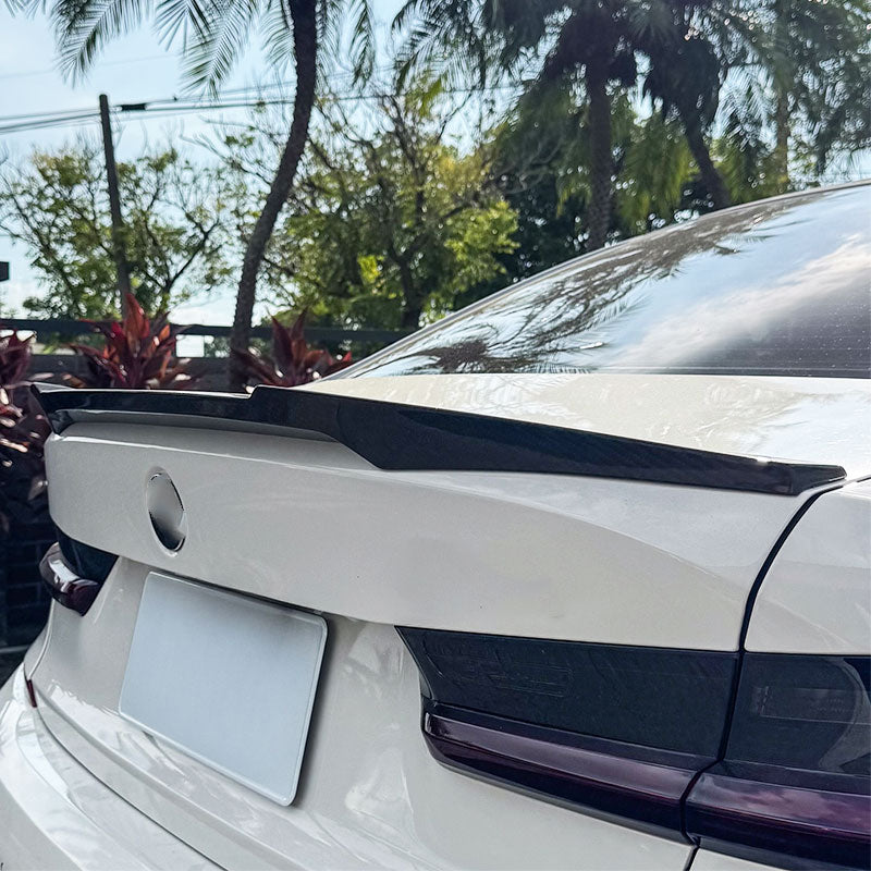 BMW 3 Series G20 G80 M3 2019+ Rear Trunk Spoiler Dry Carbon Fiber - www.ahacarbon.com