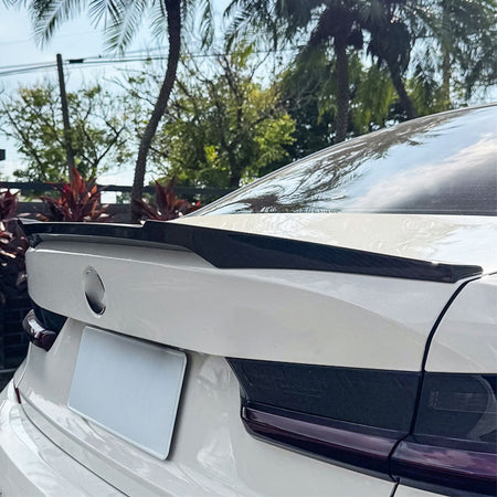 BMW 3 Series G20 G80 M3 2019+ Rear Trunk Spoiler Dry Carbon Fiber - www.ahacarbon.com