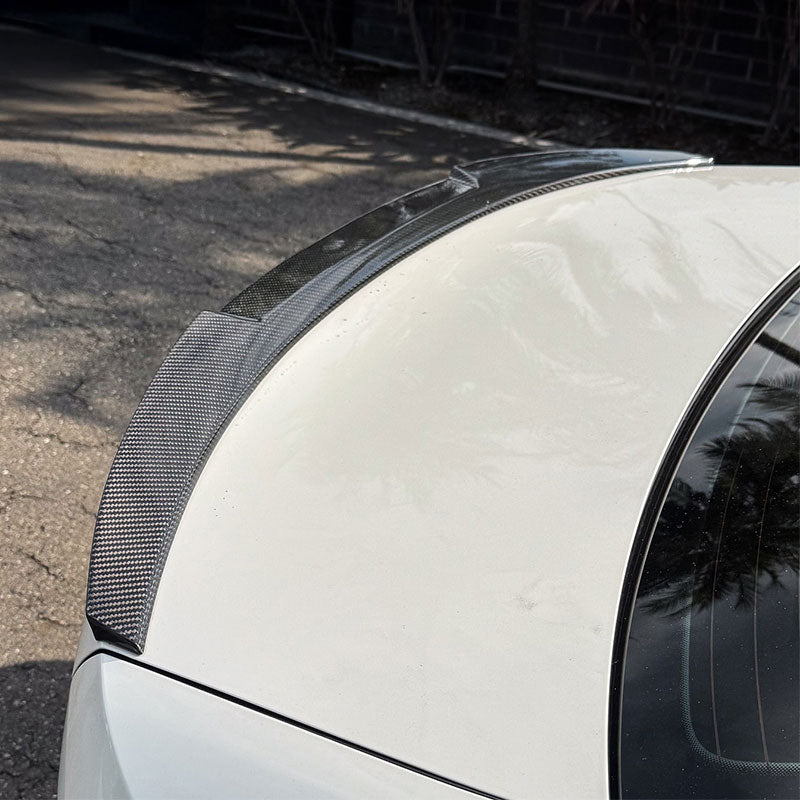 BMW 3 Series G20 G80 M3 2019+ Rear Trunk Spoiler Dry Carbon Fiber - www.ahacarbon.com