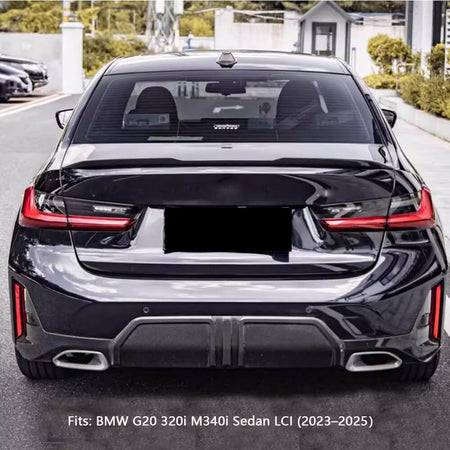 BMW3SeriesG20LCI320iM340i_2023-2025_DryCarbonFiberRearBumperDiffuser_ahacarbon