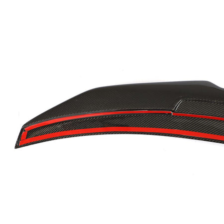 BMW 3 Series G20/M3 G80 2019-2025 Rear Trunk Spoiler Carbon Fiber - www.ahacarbon.com