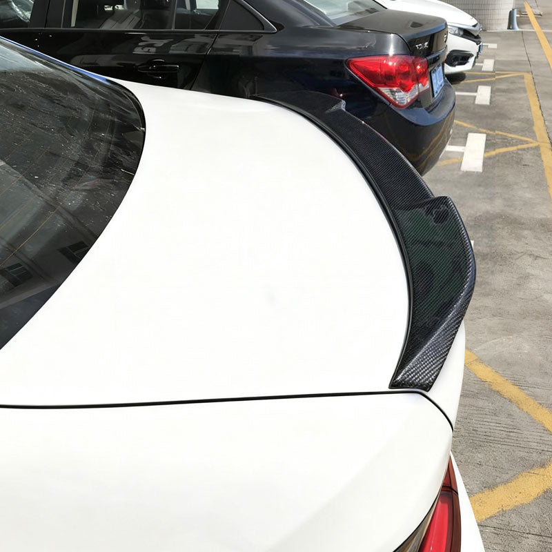 BMW 3 Series G20/M3 G80 2019-2025 Rear Trunk Spoiler Carbon Fiber - www.ahacarbon.com