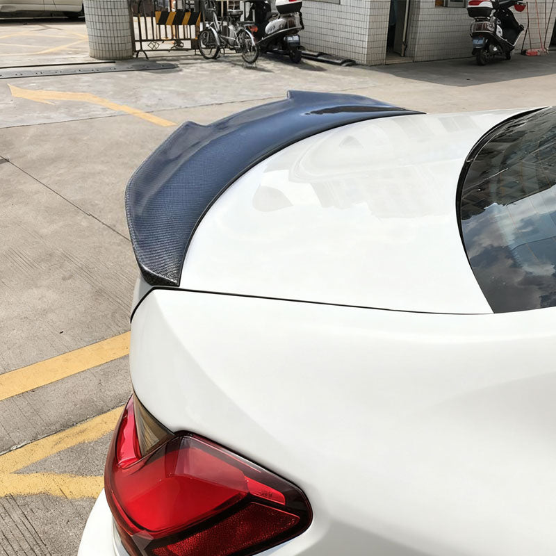 BMW 3 Series G20/M3 G80 2019-2025 Rear Trunk Spoiler Carbon Fiber - www.ahacarbon.com