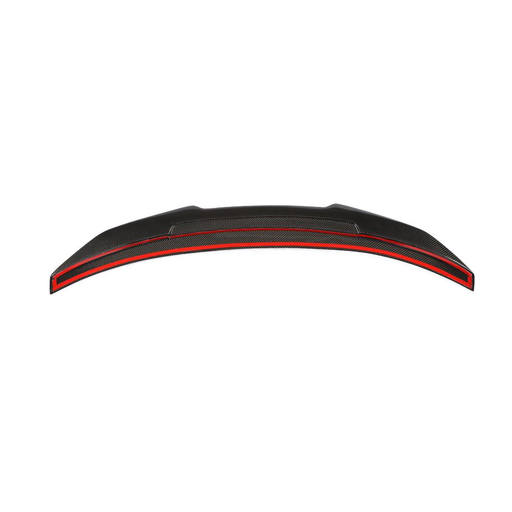 BMW 3 Series G20/M3 G80 2019-2025 Rear Trunk Spoiler Carbon Fiber - www.ahacarbon.com