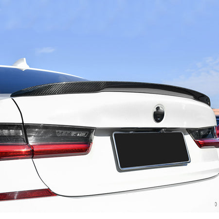 BMW 3 Series G20/M3 G80 2019UP Rear Trunk Spoiler Carbon Fiber - www.ahacarbon.com