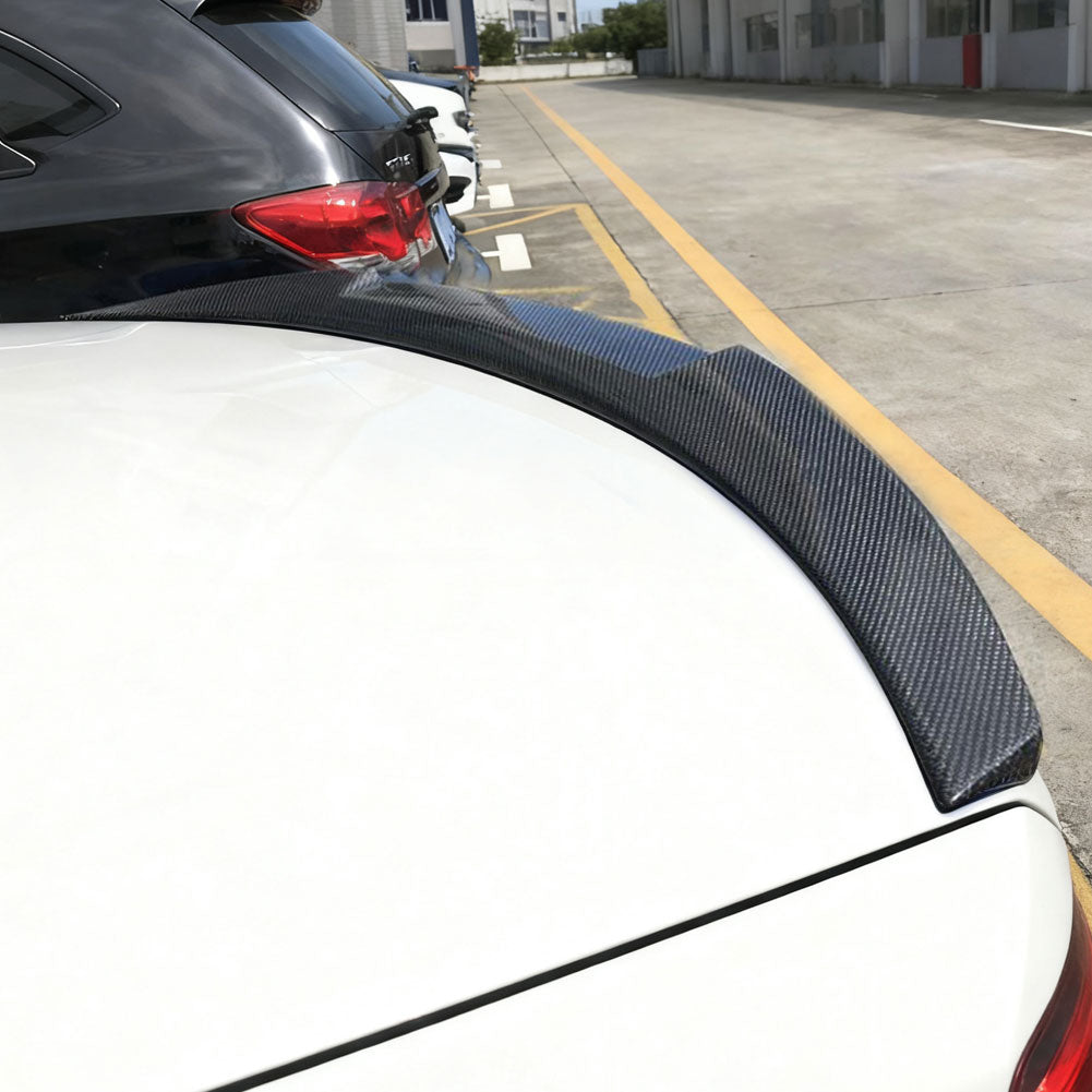BMW 3 Series G20 M3 G80 2019UP Rear Trunk Spoiler Carbon Fiber - www.ahacarbon.com