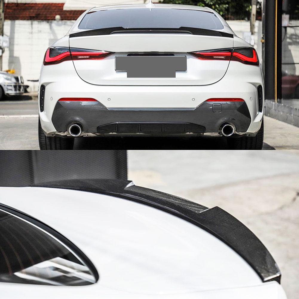 BMW 4 Series G22 Coupe, G82 M4 (2021-2025) Rear Trunk Spoiler Carbon Fiber-Ahacarbon