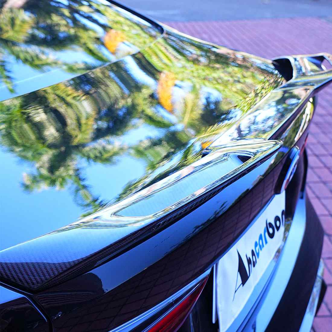 BMW 4 Series G22, G82 M4 Coupe 2021-2025 Rear Trunk Spoiler Carbon Fiber - www.ahacarbon.com