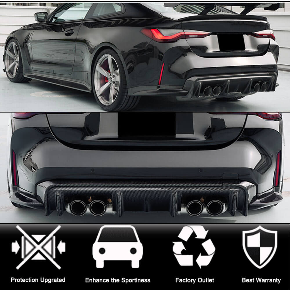 BMW G82 G83 M4 Carbon Fiber Rear Diffuser | Exterior Mods