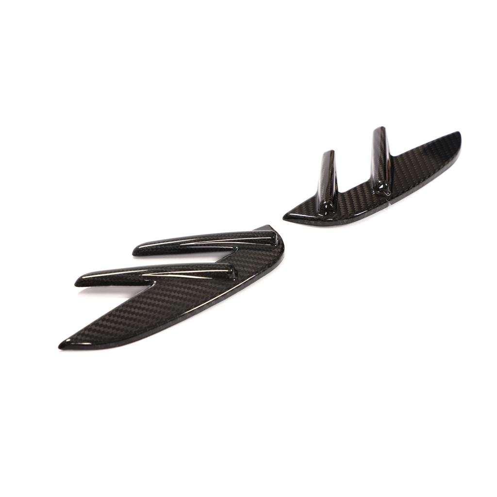 BMW 4 Series M4 G82 G83 2021+ Side Air Fender Vents Dry Carbon Fiber - www.ahacarbon.com