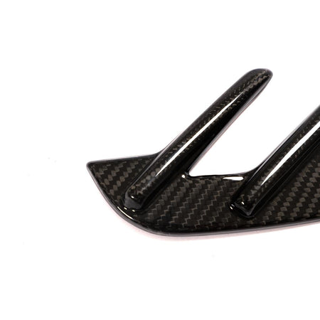 BMW 4 Series M4 G82 G83 2021+ Side Air Fender Vents Dry Carbon Fiber - www.ahacarbon.com