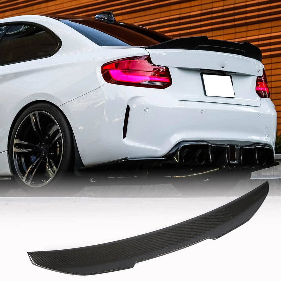 For BMW 5 Sereis E39 Carbon Fiber Rear Trunk Spoiler Boot Wing Lip | 520i 523i 525i 528i 530i 535i 540i