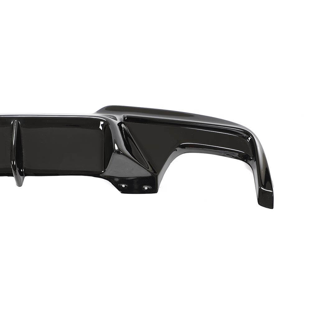 BMW 5 Series F10 2011-2016 528i 530i 535i 550i M-Sport FRP Gloss Black Rear Bumper Diffuser-Ahacarbon