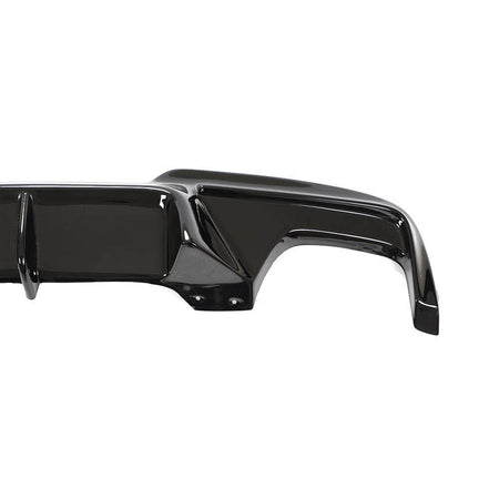 BMW 5 Series F10 2011-2016 528i 530i 535i 550i M-Sport FRP Gloss Black Rear Bumper Diffuser-Ahacarbon