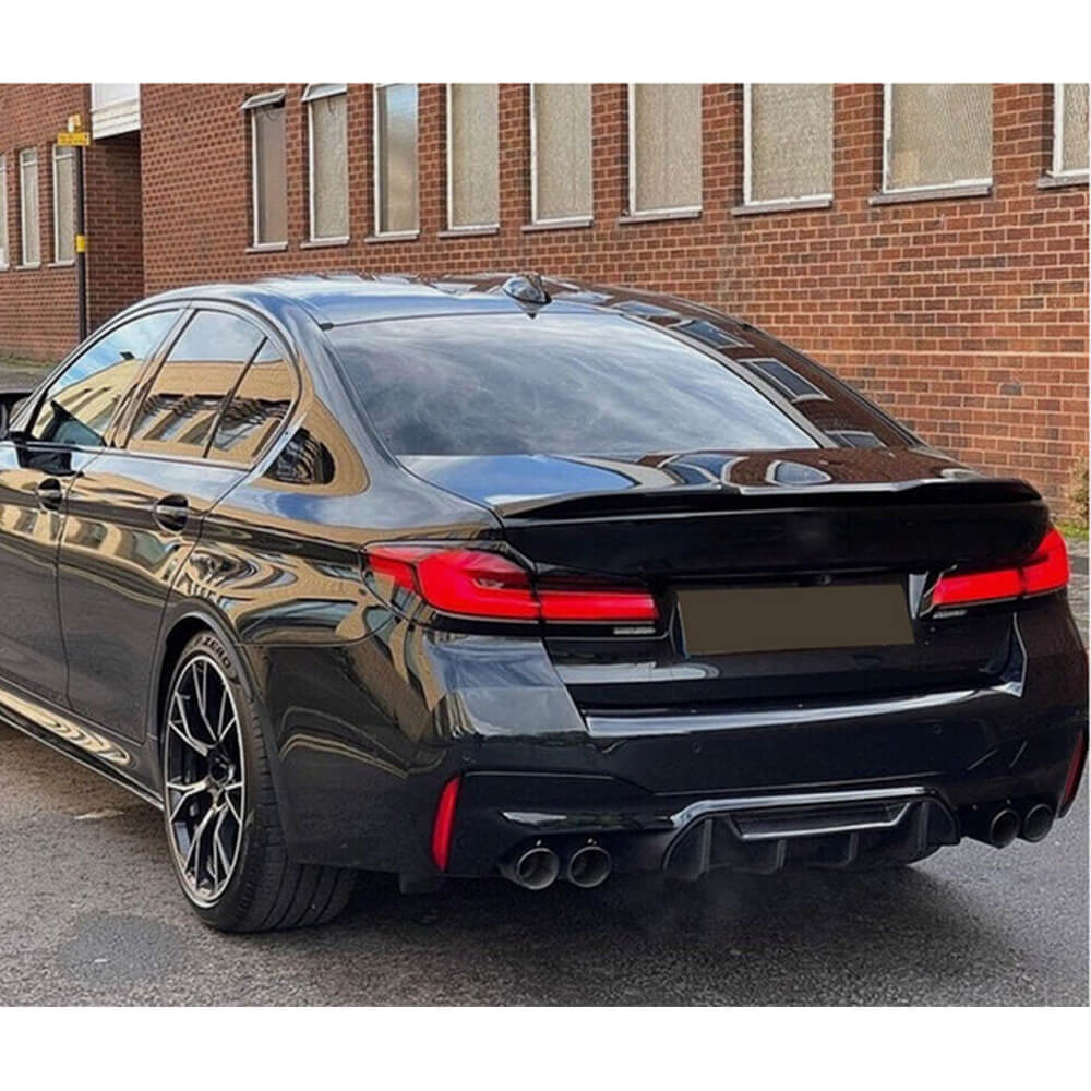 BMW F90 M5 Pre-LCI Carbon Fiber Rear Bumper Diffuser | Exterior Mods ...