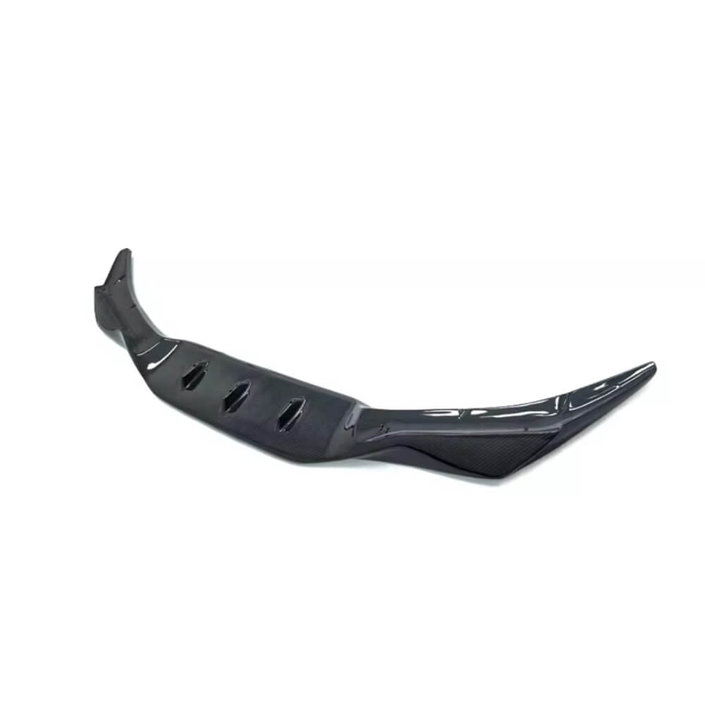 BMW 5 Series F90 M5 LCI 2021-2024 Carbon Fiber Front Bumper Lip Spoiler-Ahacarbon