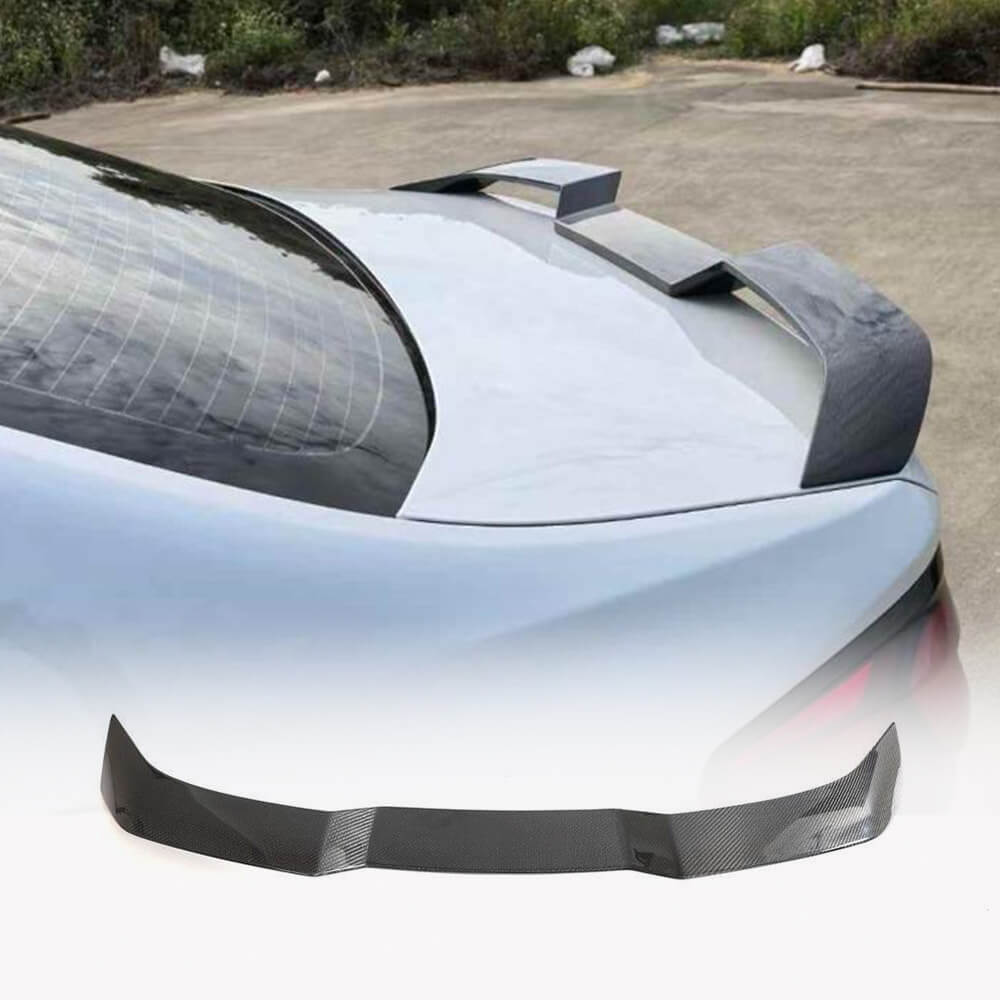 BMW 5 Series G30 F90 M5 2017-2023 Carbon Fiber Rear Trunk Spoiler-Ahacarbon